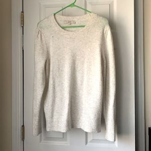LOFT cream colored sweater